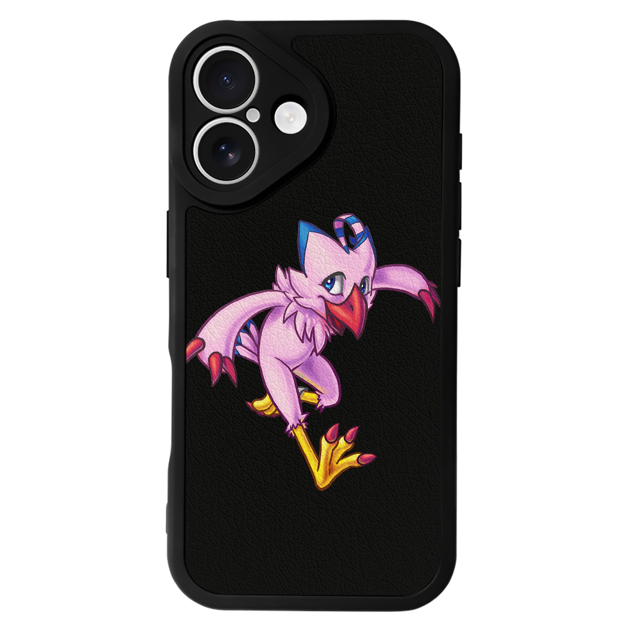 （画像用） Digimon デジタルモンスター/デジモン 【iPhone 16シリーズ対応】シリコンスマホケース（レザー調） 材質：シリコン